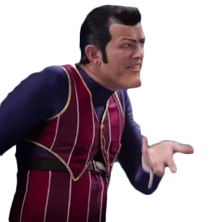 🤔 Robbie Rotten LazyTown kreskówka, złoczyńca, śmieszne, postać telegram sticker
