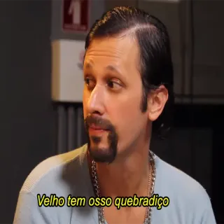 🕺 Velho tem osso quebradiço persona, retrato, hombre, adulto, expresión facial telegram sticker