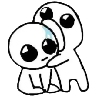 🫥 sadness, comfort, crying, hug, friendship, support telegram sticker