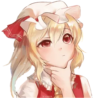 🤔 Anime, Berpikir, Gadis, Lucu, Kartun, Karakter whatsapp sticker
