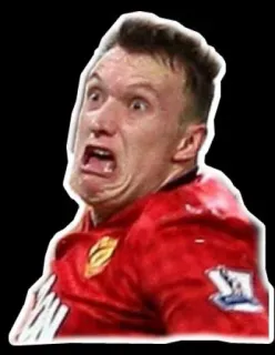 🥴 футбол, игрок, смешной, лицо, спорт, манчестер юнайтед telegram sticker