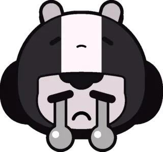 🌟 khóc, buồn, cảm xúc, hoạt hình, emoji telegram sticker