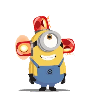 🍋 Minion Minion, Dessin animé, Jaune, Drôle, Personnage telegram sticker