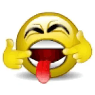 🍓 emoji smiley, emoji, tongue, teasing, silly, face telegram sticker