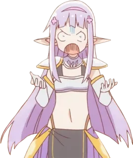 😱 Anime, Elf, Charakter, Lustig, Süß whatsapp sticker