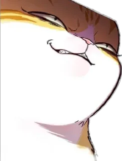 😏 gatto, divertente, meme, animale telegram sticker