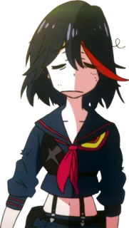 😞 Ryuko Matoi Kill la Kill Anime, Kill la Kill, Ryuko Matoi, Cartone animato, Personaggio, Serie TV whatsapp sticker