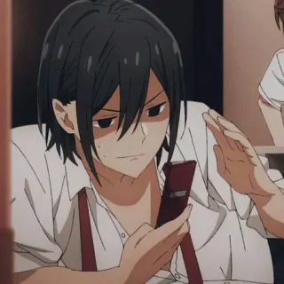🖤 动漫, 角色, 堀与宫村, 漫画, 学校 telegram sticker