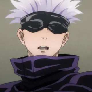 🥡 Satoru Gojo Jujutsu Kaisen anime, gojo, satoru gojo, jujutsu kaisen, character, manga telegram sticker