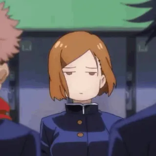 😐 Nobara Kugisaki Jujutsu Kaisen Anime, Jujutsu Kaisen, Nobara Kugisaki, Cartoon, Mädchen telegram sticker