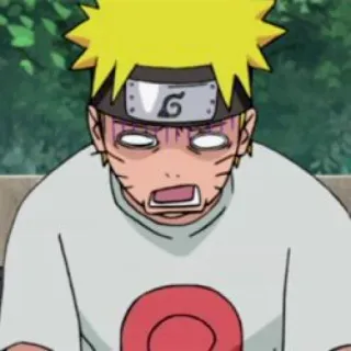 🍜 Naruto Uzumaki Naruto naruto, uzumaki, anime, choqué, drôle, manga whatsapp sticker