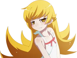 😊 Shinobu Oshino Monogatari Anime, Vampiro, Garota, Fofa, Monogatari telegram sticker