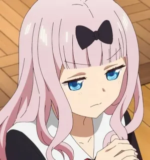 🌟 Chika Fujiwara Kaguya-sama: Love Is War Anime, Meisje, Roze haar, Chika Fujiwara, Kaguya-sama, Love is War telegram sticker
