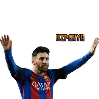 👐 Lionel Messi UZPENYA calcio, atleta, calcio, giocatore, sport, campione telegram sticker