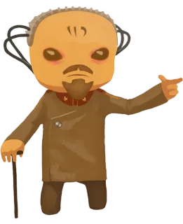 😠 Personaggio, Generale, Militare, Guerra, Bastone, Uniforme telegram sticker