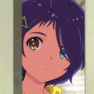 🥚 アニメ, 女の子, キャラクター, ポートレート telegram sticker
