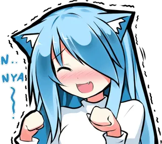 Muki very shy cat :: @line_stickers whatsapp stickers