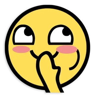 😊 emoji, sticker, visage, expression, mème whatsapp sticker