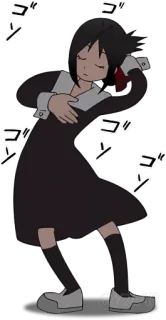💃 ゴーン Аниме, Манга, Спящий, Мультфильм, Персонаж telegram sticker