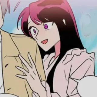 😕 Anime, Manga, Cartoon, Mädchen, Frau, Paar whatsapp sticker