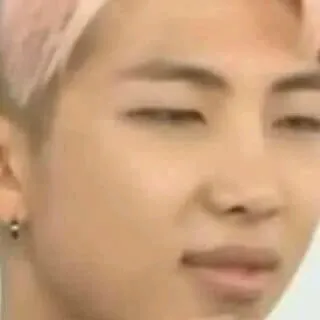 🍼 RM RM, BTS, Kpop, Meme, Rosto, Expressão, Reação telegram sticker