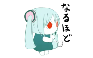 😶 애니메이션, 만화, 소녀, 캐릭터 telegram sticker