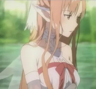 🍂 Asuna Sword Art Online Anime, Sword Art Online, Asuna, Karakter, Perempuan, Peri whatsapp sticker