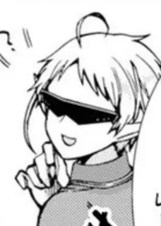 😎 Anime, Manga, Charakter, Elf, Cartoon telegram sticker