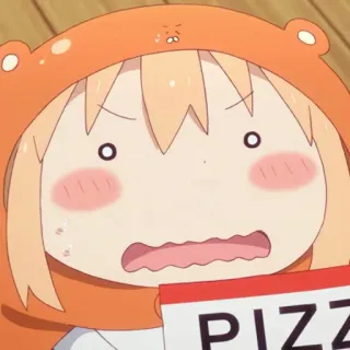 🍫 PIZZ Anime, Pizza, Dibujos animados, Mono, Divertido telegram sticker