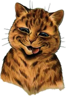 😛 chat, animal, autocollant, dessin animé, drôle, mème telegram sticker