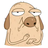 👏 dog, cartoon, funny, animal, pet, animation telegram sticker