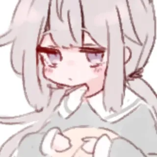 🧁 อนิเมะ, การ์ตูน, ภาพวาด, เด็กผู้หญิง, ตัวละคร, น่ารัก telegram sticker