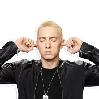 😐 Eminem música, rapero, cantante, Eminem, artista whatsapp sticker