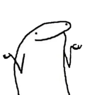 🤷‍♂ florkofcows, stiker, kartun, karakter, meme telegram sticker