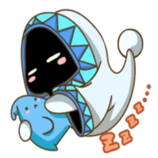 😴 ZZZ mengantuk, mimpi, lucu, kawaii, zzz, tidur siang, kartun whatsapp sticker