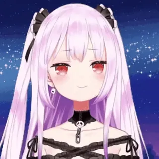 😜 Anime, Mangá, Fofo, Kawaii, Vtuber, Garota, Personagem telegram sticker