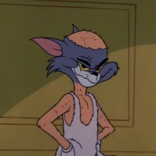 😈 Tom Desenho animado, Gato, Engraçado, Tom e Jerry telegram sticker