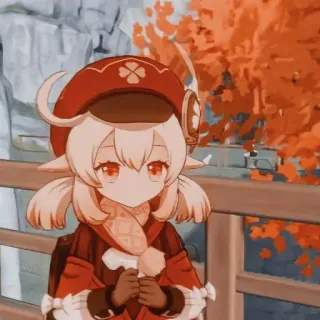 🙂 Klee Genshin Impact Klee, Genshin Impact, anime, game, character telegram sticker