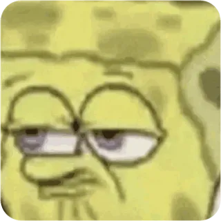 😴 Spongebob spongebob, meme, face, cartoon whatsapp sticker