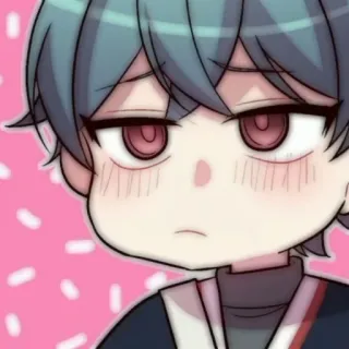💬 Anime, Manga, Personaje, Chico, Lindo, Kawaii, Arte, Ilustración telegram sticker