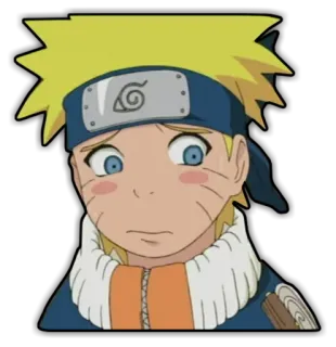 😰 Naruto Uzumaki Naruto 애니메이션, 만화, 캐릭터, 닌자, 나루토, 우즈마키 나루토, 스티커 telegram sticker