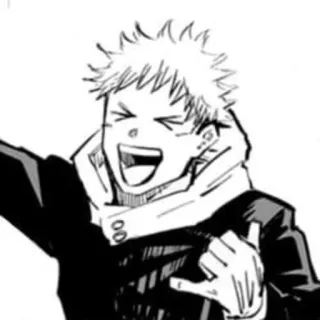 😝 Yuji Itadori Jujutsu Kaisen Anime, Manga, Personnage, Jujutsu Kaisen, Yuji Itadori whatsapp sticker