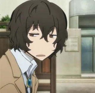 😒 Osamu Dazai Bungou Stray Dogs Anime, Manga, Dazaï, Bungou Stray Dogs, Détective telegram sticker