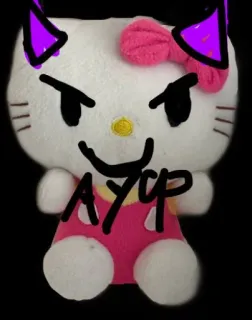 😈 Hello Kitty Ayp мультфильм, персонаж, аниме, каваи whatsapp sticker