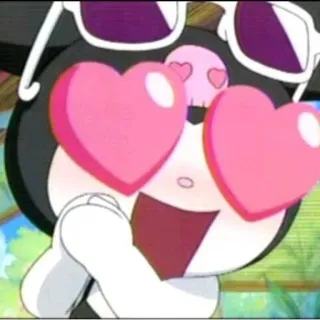 😍 Kuromi Kuromi, Sanrio, Anime, Kawaii, Desenho animado, Personagem whatsapp sticker
