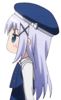 😐 Аниме, Чиби, Мультфильм, Девочка, Милый, Персонаж telegram sticker