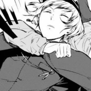 🗡 Anime, Manga, Kampf, Aggression, Schwarzweiß telegram sticker