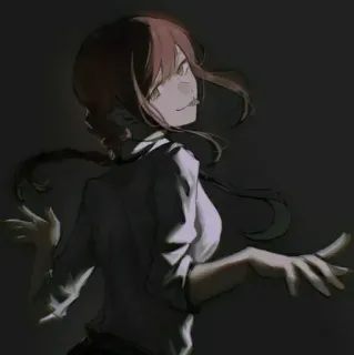 🔗 Makima Chainsaw Man anime, manga, woman, smile, makima, chainsaw man telegram sticker