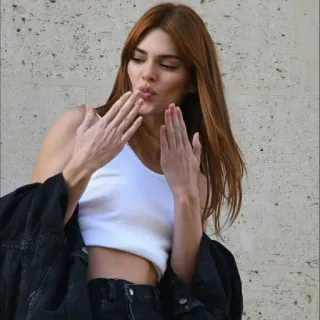 😙 Kendall Jenner Kendall Jenner, Modella, Celebrità, Donna, Moda telegram sticker