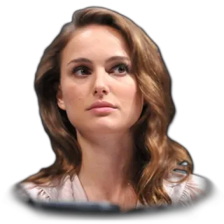 🙂 Natalie Portman actress, celebrity, portrait, woman, person, famous telegram sticker